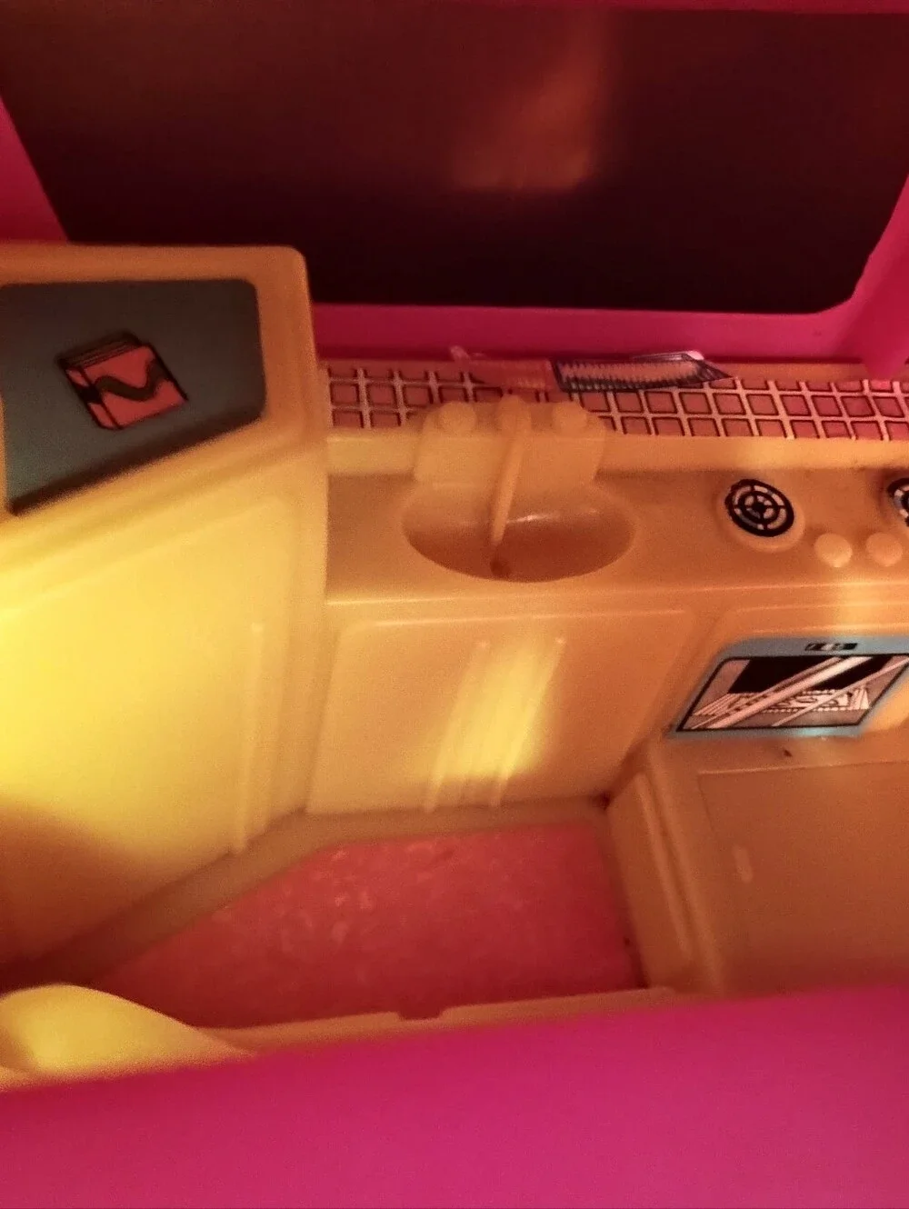 Vintage Barbie Mini Camper Van / | Retro Pink Camper |